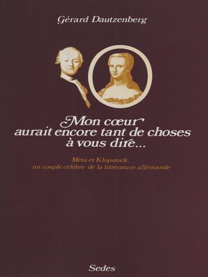 cover image of Mon cœur aurait encore tant de choses à vous dire